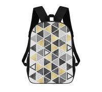 sinyumoney Mochila Unisex Golden Pattern I Mochila De Viaje Con Estampado 3D Mochila Informal Para Portátil Mochila Escolar Ligera Para Hombres Mujeres Niños Niñas 17inch