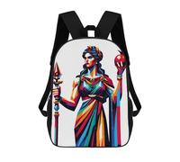 sinyumoney Mochila Unisex Hera Queen of The Gods Mochila De Viaje Con Estampado 3D Mochila Informal Para Portátil Mochila Escolar Ligera Para Hombres, Mujeres, Niños Y Niñas 17inch