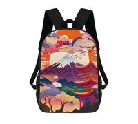 sinyumoney Mochila Unisex Japanese Abstract Colorful Mochila De Viaje Con Estampado 3D Mochila Informal Para Portátil Mochila Escolar Ligera Para Hombres Mujeres Niños Niñas 17inch