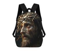 sinyumoney Mochila Unisex Jesus Is Alive Mochila De Viaje Con Estampado 3D Mochila Informal Para Portátil Mochila Escolar Ligera Para Hombres, Mujeres, Niños Y Niñas 17inch