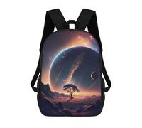 sinyumoney Mochila Unisex Jupiter Stellar Horizon Mochila De Viaje Con Estampado 3D Mochila Informal Para Portátil Mochila Escolar Ligera Para Hombres Mujeres Niños Niñas 17inch