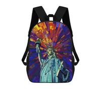 sinyumoney Mochila Unisex Liberty Picasso Style Art Mochila De Viaje Con Estampado 3D Mochila Informal Para Portátil Mochila Escolar Ligera Para Hombres Mujeres Niños Niñas 17inch
