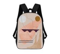 sinyumoney Mochila Unisex Lines And Brushstrokes 2 Mochila De Viaje Con Estampado 3D Mochila Informal Para Portátil Mochila Escolar Ligera Para Hombres, Mujeres, Niños Y Niñas 17inch