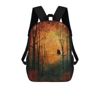 sinyumoney Mochila Unisex Little Bird Mochila De Viaje Con Estampado 3D Mochila Informal Para Portátil Mochila Escolar Ligera Para Hombres Mujeres Niños Niñas 17inch
