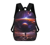 sinyumoney Mochila Unisex Low Orbit Tour of Jupiter Mochila De Viaje Con Estampado 3D Mochila Informal Para Portátil Mochila Escolar Ligera Para Hombres Mujeres Niños Niñas 17inch