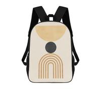 sinyumoney Mochila Unisex Minimalist Geometry Mochila De Viaje Con Estampado 3D Mochila Informal Para Portátil Mochila Escolar Ligera Para Hombres Mujeres Niños Niñas 17inch