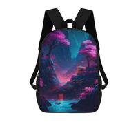 sinyumoney Mochila Unisex Mystical Nature 1 Mochila De Viaje Con Estampado 3D Mochila Informal Para Portátil Mochila Escolar Ligera Para Hombres Mujeres Niños Niñas 17inch