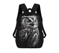 sinyumoney Mochila Unisex Owl Drawn Mochila De Viaje Con Estampado 3D Mochila Informal Para Portátil Mochila Escolar Ligera Para Hombres Mujeres Niños Niñas 17inch