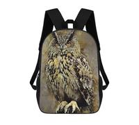 sinyumoney Mochila Unisex Owl Watercolor Mochila De Viaje Con Estampado 3D Mochila Informal Para Portátil Mochila Escolar Ligera Para Hombres Mujeres Niños Niñas 17inch
