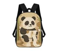 sinyumoney Mochila Unisex Panda on Toilet with Coffee Mochila De Viaje Con Estampado 3D Mochila Informal Para Portátil Mochila Escolar Ligera Para Hombres, Mujeres, Niños Y Niñas 17inch