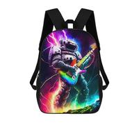 sinyumoney Mochila Unisex Robotic Guitar Hero Mochila De Viaje Con Estampado 3D Mochila Informal Para Portátil Mochila Escolar Ligera Para Hombres, Mujeres, Niños Y Niñas 17inch