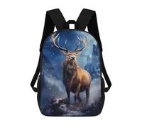 sinyumoney Mochila Unisex Scottish Deer Stag Mochila De Viaje Con Estampado 3D Mochila Informal Para Portátil Mochila Escolar Ligera Para Hombres, Mujeres, Niños Y Niñas 17inch