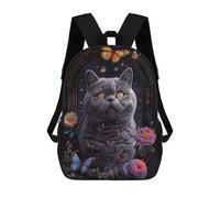 sinyumoney Mochila Unisex Scottish Fold Mochila De Viaje Con Estampado 3D Mochila Informal Para Portátil Mochila Escolar Ligera Para Hombres, Mujeres, Niños Y Niñas 17inch
