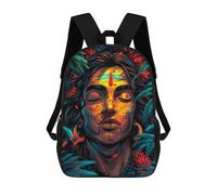 sinyumoney Mochila Unisex Shiva Meditation Mochila De Viaje Con Estampado 3D Mochila Informal Para Portátil Mochila Escolar Ligera Para Hombres, Mujeres, Niños Y Niñas 17inch