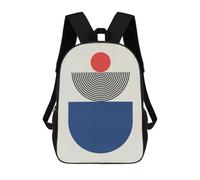 sinyumoney Mochila Unisex Simplicity J Mochila De Viaje Con Estampado 3D Mochila Informal Para Portátil Mochila Escolar Ligera Para Hombres, Mujeres, Niños Y Niñas 17inch