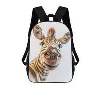 sinyumoney Mochila Unisex Smiling Zebra Selfie Mochila De Viaje Con Estampado 3D Mochila Informal Para Portátil Mochila Escolar Ligera Para Hombres, Mujeres, Niños Y Niñas 17inch