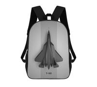 sinyumoney Mochila Unisex Sukhoi T50 SU 57 Mochila De Viaje Con Estampado 3D Mochila Informal Para Portátil Mochila Escolar Ligera Para Hombres, Mujeres, Niños Y Niñas 17inch