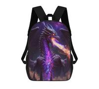 sinyumoney Mochila Unisex The Cosmic Dragon King Mochila De Viaje Con Estampado 3D Mochila Informal Para Portátil Mochila Escolar Ligera Para Hombres Mujeres Niños Niñas 17inch
