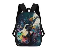sinyumoney Mochila Unisex The Guitar Mochila De Viaje Con Estampado 3D Mochila Informal Para Portátil Mochila Escolar Ligera Para Hombres Mujeres Niños Niñas 17inch