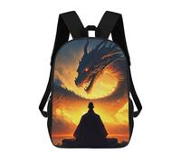 sinyumoney Mochila Unisex The Legend Dragon Mochila De Viaje Con Estampado 3D Mochila Informal Para Portátil Mochila Escolar Ligera Para Hombres Mujeres Niños Niñas 17inch