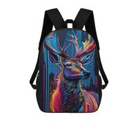 sinyumoney Mochila Unisex The Majestic Deer Mochila De Viaje Con Estampado 3D Mochila Informal Para Portátil Mochila Escolar Ligera Para Hombres, Mujeres, Niños Y Niñas 17inch