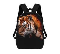 sinyumoney Mochila Unisex Tiger Fractal Mochila De Viaje Con Estampado 3D Mochila Informal Para Portátil Mochila Escolar Ligera Para Hombres Mujeres Niños Niñas 17inch