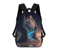 sinyumoney Mochila Unisex Timeless Portal to Another World Mochila De Viaje Con Estampado 3D Mochila Informal Para Portátil Mochila Escolar Ligera Para Hombres, Mujeres, Niños Y Niñas 17inch