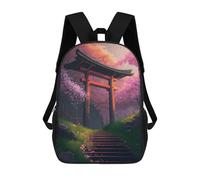 sinyumoney Mochila Unisex Torii Gate In The Forest Mochila De Viaje Con Estampado 3D Mochila Informal Para Portátil Mochila Escolar Ligera Para Hombres Mujeres Niños Niñas 17inch