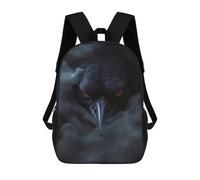 sinyumoney Mochila Unisex Wild Crow Halloween Poster Mochila De Viaje Con Estampado 3D Mochila Informal Para Portátil Mochila Escolar Ligera Para Hombres Mujeres Niños Niñas 17inch