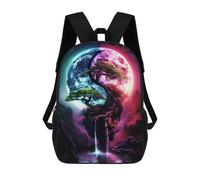 sinyumoney Mochila Unisex Yin Yang Bonsai Tree Moonlight Mochila De Viaje Con Estampado 3D Mochila Informal Para Portátil Mochila Escolar Ligera Para Hombres, Mujeres, Niños Y Niñas 17inch