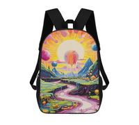 sinyumoney Mochilas 3D Para Niños Mochila Escolar Abstract Universe Mochila Escolar Con Impresión 3D Para Niños De Primaria Y Secundaria 17inch