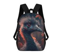 sinyumoney Mochilas 3D Para Niños Mochila Escolar Baby Ostrich Mochila Escolar Con Impresión 3D Para Niños De Primaria Y Secundaria 17inch