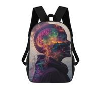 sinyumoney Mochilas 3D Para Niños Mochila Escolar Cosmic Mind Explosion Mochila Escolar Con Impresión 3D Para Niños De Primaria Y Secundaria 17inch