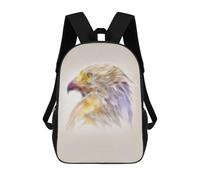 sinyumoney Mochilas 3D Para Niños Mochila Escolar Eagle Head Fractal Mochila Escolar Con Impresión 3D Para Niños De Primaria Y Secundaria 17inch