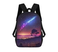 sinyumoney Mochilas 3D Para Niños Mochila Escolar Fantasy Comet Landscape Mochila Escolar Con Impresión 3D Para Niños De Primaria Y Secundaria 17inch