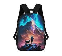 sinyumoney Mochilas 3D Para Niños Mochila Escolar Galaxy Mountain Explorers Mochila Escolar Con Impresión 3D Para Niños De Primaria Y Secundaria 17inch