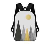 sinyumoney Mochilas 3D Para Niños Mochila Escolar Geometric Landscape II Mochila Escolar Con Impresión 3D Para Niños De Primaria Y Secundaria 17inch
