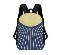 sinyumoney Mochilas 3D Para Niños Mochila Escolar Geometric Lines XIV Mochila Escolar Con Impresión 3D Para Niños De Primaria Y Secundaria 17inch