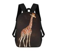 sinyumoney Mochilas 3D Para Niños Mochila Escolar Giraffe Mochila Escolar Con Impresión 3D Para Niños De Primaria Y Secundaria 17inch