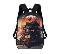 sinyumoney Mochilas 3D Para Niños Mochila Escolar House of The Rising Sun Mochila Escolar Con Impresión 3D Para Niños De Primaria Y Secundaria 17inch