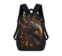 sinyumoney Mochilas 3D Para Niños Mochila Escolar Phoenix Bird Mochila Escolar Con Impresión 3D Para Niños De Primaria Y Secundaria 17inch