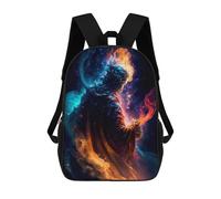 sinyumoney Mochilas 3D Para Niños Mochila Escolar Star God Mochila Escolar Con Impresión 3D Para Niños De Primaria Y Secundaria 17inch