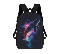 sinyumoney Mochilas 3D Para Niños Mochila Escolar Whale Galaxy Mochila Escolar Con Impresión 3D Para Niños De Primaria Y Secundaria 17inch