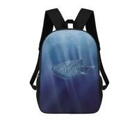 sinyumoney Mochilas 3D Para Niños Mochila Escolar Whale Shark Mochila Escolar Con Impresión 3D Para Niños De Primaria Y Secundaria 17inch
