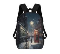 sinyumoney Mochilas 3D Para Niños Mochila Escolar Winter II Mochila Escolar Con Impresión 3D Para Niños De Primaria Y Secundaria 17inch