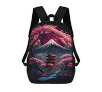 sinyumoney Mochilas Cherry Blossom Japan Art Mochila Escolar Para Niños Mochila Escolar Impresa En 3D Para Niños Estudiantes De Primaria Y Secundaria 17inch