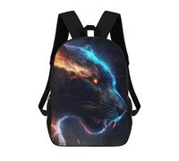 sinyumoney Mochilas Color Splash Lion Mochila Escolar Niños Mochila Escolar Impreso 3D Mochilas Para Niños Primaria Y Media Escuela, Magical Tiger, 17"