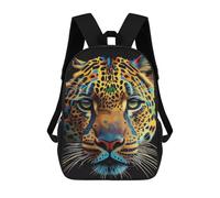 sinyumoney Mochilas Colorful Cheetah Animals Mochila Escolar Para Niños Mochila Escolar Impresa En 3D Para Niños Estudiantes De Primaria Y Secundaria 17inch