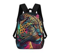 sinyumoney Mochilas Colorful Jaguar Animals Mochila Escolar Para Niños Mochila Escolar Impresa En 3D Para Niños Estudiantes De Primaria Y Secundaria 17inch