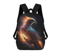 sinyumoney Mochilas Cosmic Phoenix Mochila Escolar Para Niños Mochila Escolar Impresa En 3D Para Niños Estudiantes De Primaria Y Secundaria 17inch